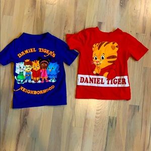 Toddler boys Daniel Tiger Shirts (2 shirts)